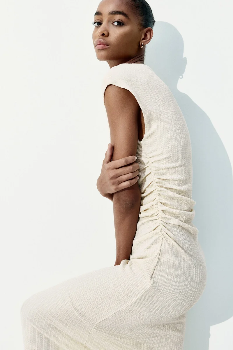 H&M Draped bodycon dress
