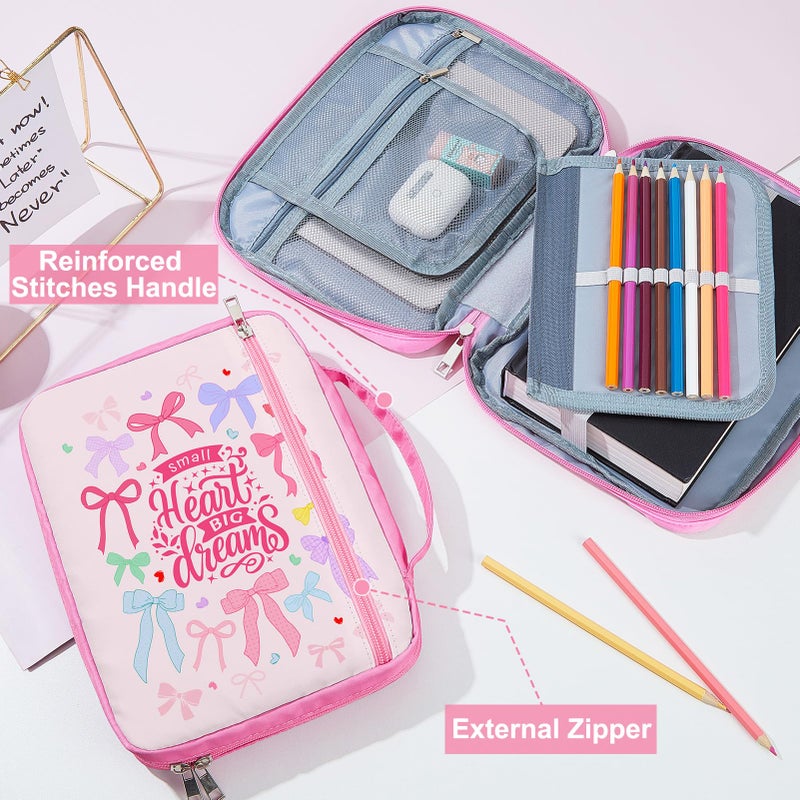 ICOSY Bible Cover Case for Women Girls Kids Bible Bag Case with Handle Kids Girls Bible Study Accessories Supplies - Image 3