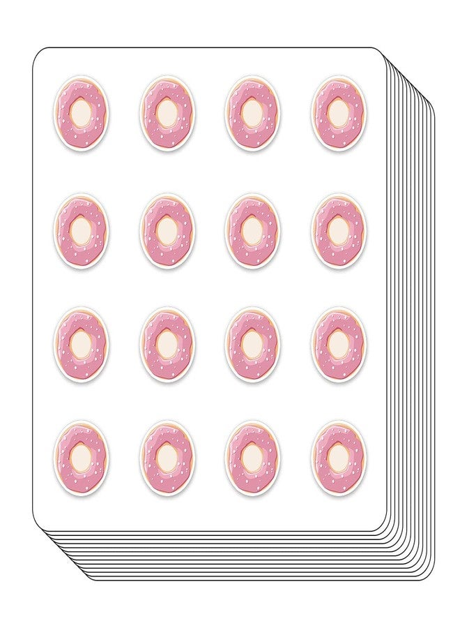 GUVSPTI Donut Planner Stickers, 0.5in Monthly Scrapbooking Kids DIY Arts Crafting 208-Pack - Image 1