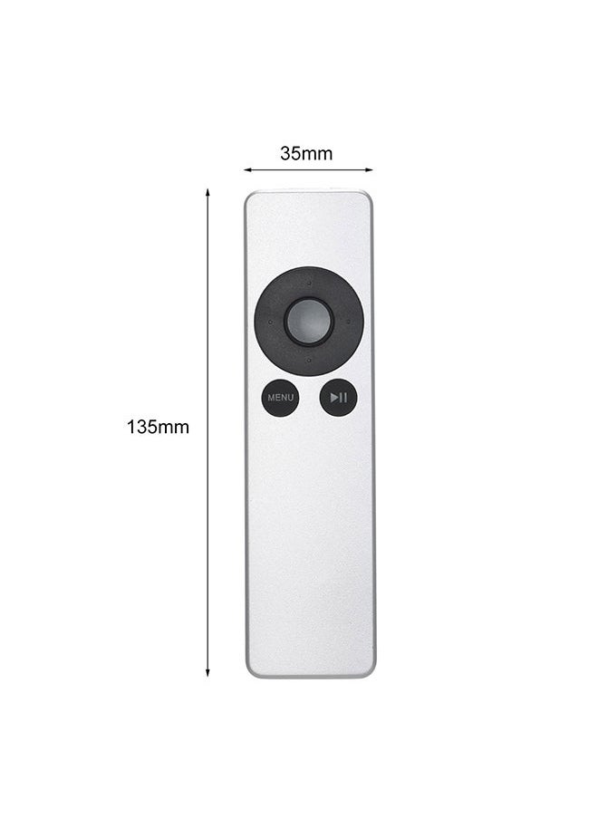Generic - Remote Controller Replacement for Apple TV Universal Remote Control Compatible with Apple TV 1 2 3 MC377LL/A MD199LL/A MacBook Silver - Image 1