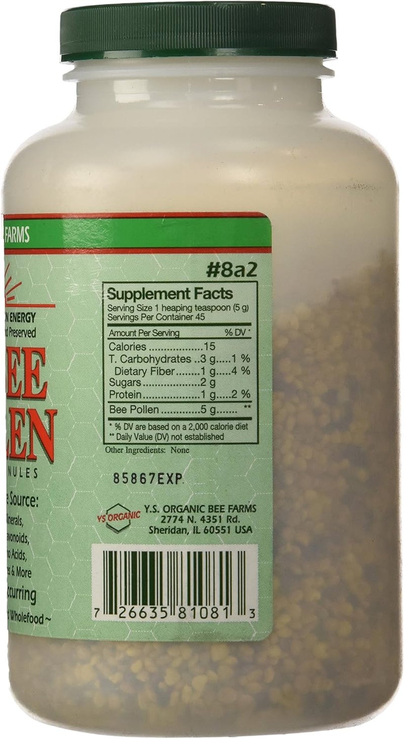 YS BEE FARMS Y.S. Organics Fresh Bee Pollen Whole Granules, 8 Ounce - Image 2