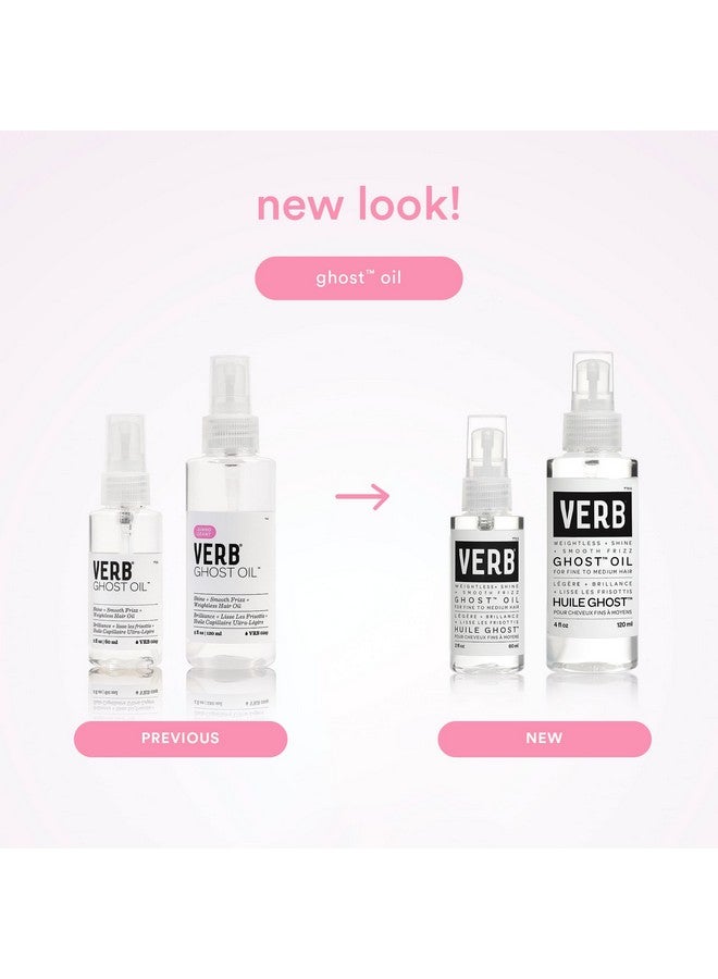 VERB Ghost Oil, 4 fl oz- Weightless Hair Oil for Fine to Medium Hair - Smooths Frizz, Adds Shine - No Parabens or Gluten & Free of Harmful Sulfates - Image 3