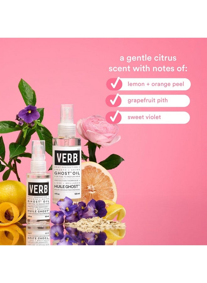 VERB Ghost Oil, 4 fl oz- Weightless Hair Oil for Fine to Medium Hair - Smooths Frizz, Adds Shine - No Parabens or Gluten & Free of Harmful Sulfates - Image 4