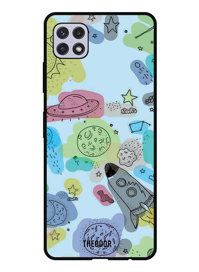 Theodor Protective Case Cover For Samsung Galaxy A22 5G Doodle - Image 1