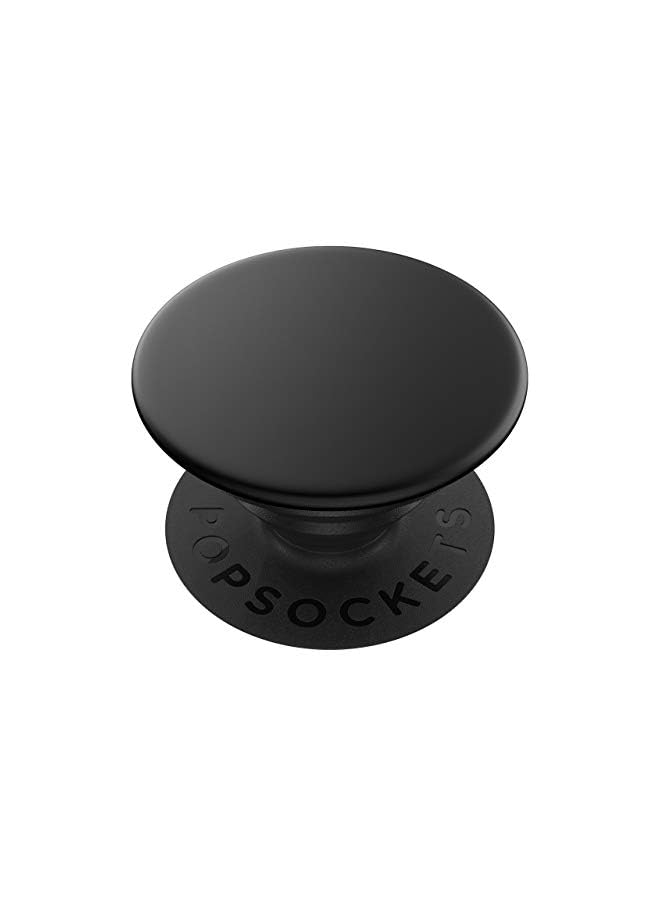 POPSOCKETS PopGrip Expanding Stand and Grip with a Swappable Top for Phones & Tablets - Black Aluminum - Image 2