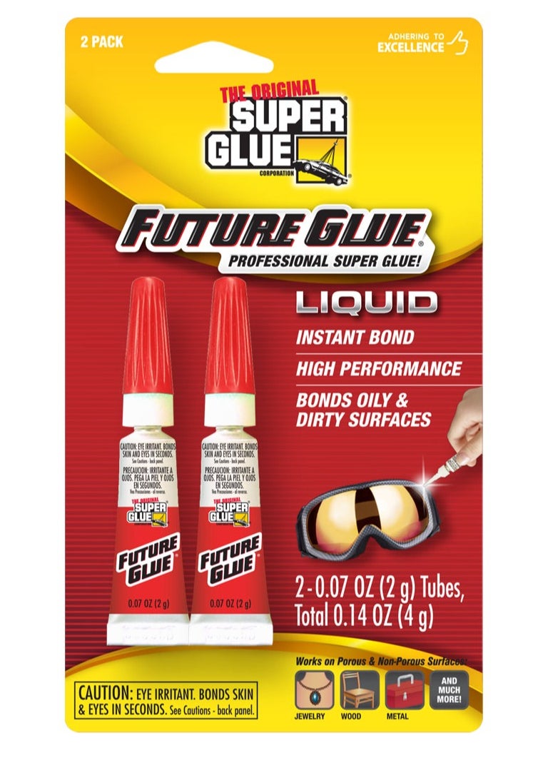 Super Glue Future Glue Liquid 2G x 2  - Image 1