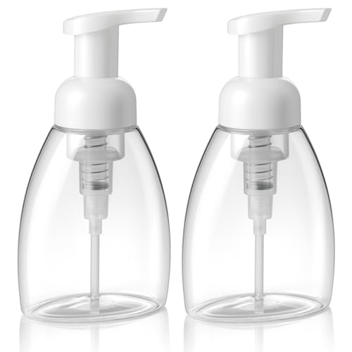 Bar5F Foaming Soap Dispenser Pump Bottle for Dr. Bronner's Castile Liquid Soap 8.5-Ounce Pack of 2 - Image 1