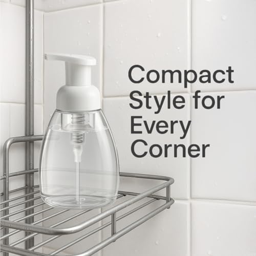 Bar5F Foaming Soap Dispenser Pump Bottle for Dr. Bronner's Castile Liquid Soap 8.5-Ounce Pack of 2 - Image 2