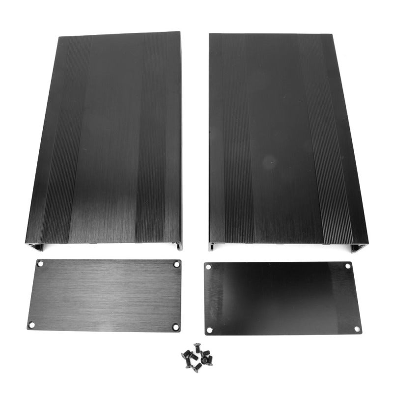 صندوق غلاف الألومنيوم مقاس 68 × 145 × 150/200/250/300 مم تصميم منفصل - تبديد حراري ممتاز وحماية كهرومغناطيسي غلاف مخصص لوحدات DIY لمشاريع إلكترونية ومضخمات الهيفي ومحاليل نظام التحديد الموضع العالمي (GPS) - Image 1