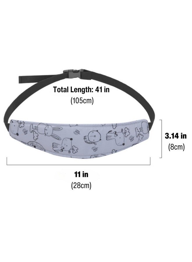 PandaEar 2 Pack Baby Head Support for Car Seat, Carseat Head Band Straps for Toddler Kids Children Infant, Neck Relief Headrest Strap for Stroller Car Seat - Image 2