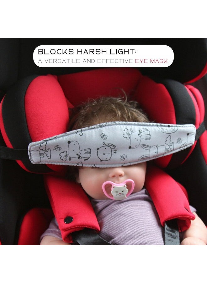 PandaEar 2 Pack Baby Head Support for Car Seat, Carseat Head Band Straps for Toddler Kids Children Infant, Neck Relief Headrest Strap for Stroller Car Seat - Image 4
