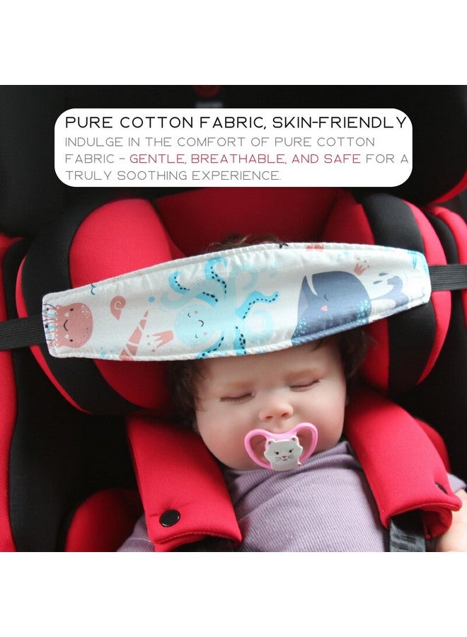 PandaEar 2 Pack Baby Head Support for Car Seat, Carseat Head Band Straps for Toddler Kids Children Infant, Neck Relief Headrest Strap for Stroller Car Seat - Image 5