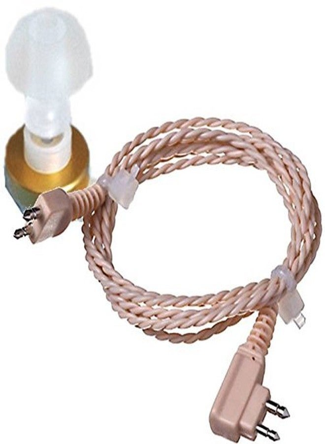 SSS Wire 2 pin with Receiver For Siemens/Auditech/Axon/Alps/S.S,Axon Pocket Model Hearing Aid [ Only Wire & Receiver ](Beige) - Image 2