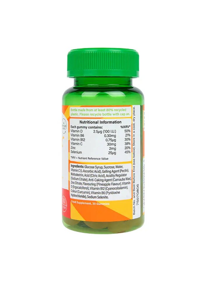 Holland And Barrett Kids Vitamin C With D, B6, B12, Zn, Selenium 30 Gummies