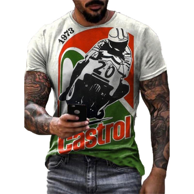 Men'S T-Shirt New 3D Retro Digital Print Men'S And Women'S T-Shirt - Image 1