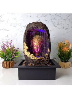 RUPANNA RUPANNA Gufa Buddha Table Top Water Fountain for Home DecorOfficeVastuHouse WarmingGift  - Image 2
