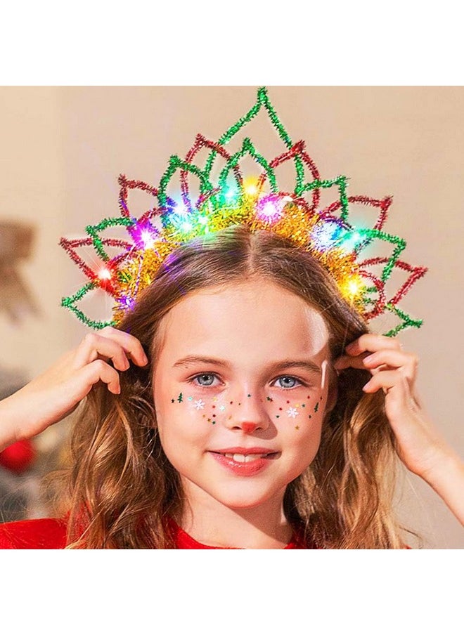 Light Up Christmas Headband Led Xmas Headband Red Green Christmas Headpiece Holiday Hair Accessories For Women (A-Green+Red) - pzsku/ZB4B1777FDFE0021979DEZ/45/_/1735566816/45b1224c-a738-43ac-8499-2acb13fb1e61