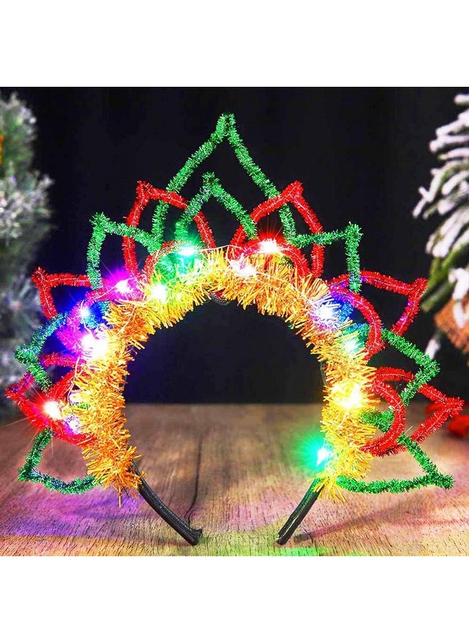 Light Up Christmas Headband Led Xmas Headband Red Green Christmas Headpiece Holiday Hair Accessories For Women (A-Green+Red) - pzsku/ZB4B1777FDFE0021979DEZ/45/_/1735566821/b2bcf484-081a-4e1f-8fc9-8208e6021a30