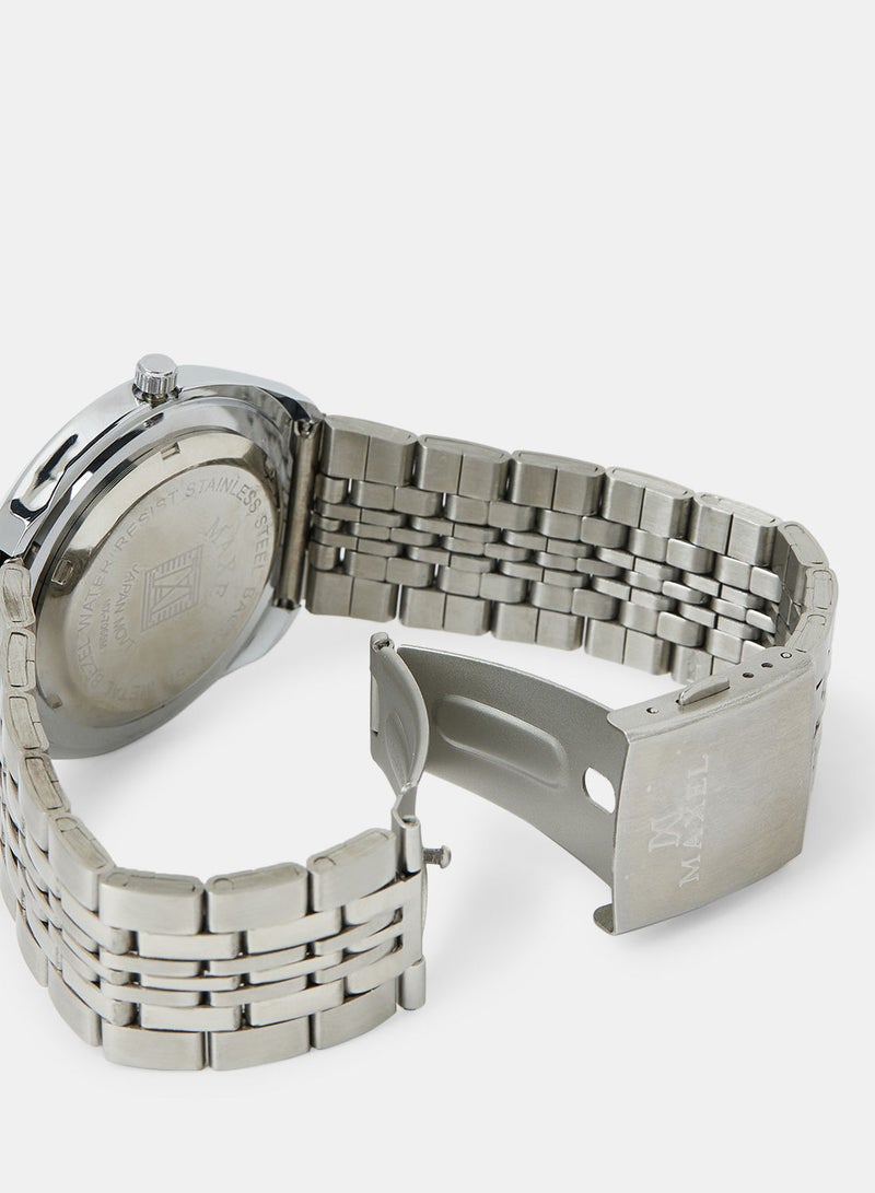 Maxel ساعة يد أنالوج مقاومة للماء للرجال ديستار MX568 - 38 مم - Image 4