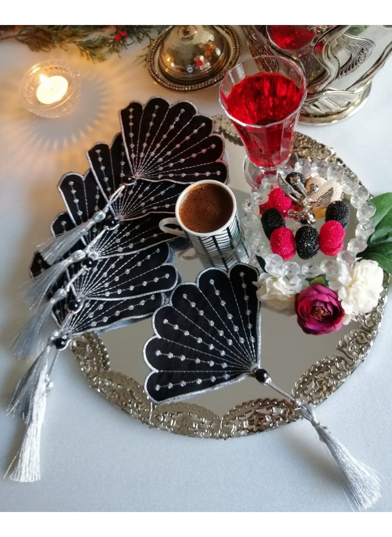 Lady Rio Coffee Side Napkin Cocktail Presentation Napkin (6 Pieces) 