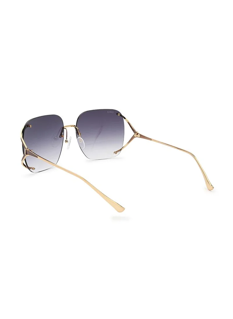 كيوبل Tinted aviator Sunglasses