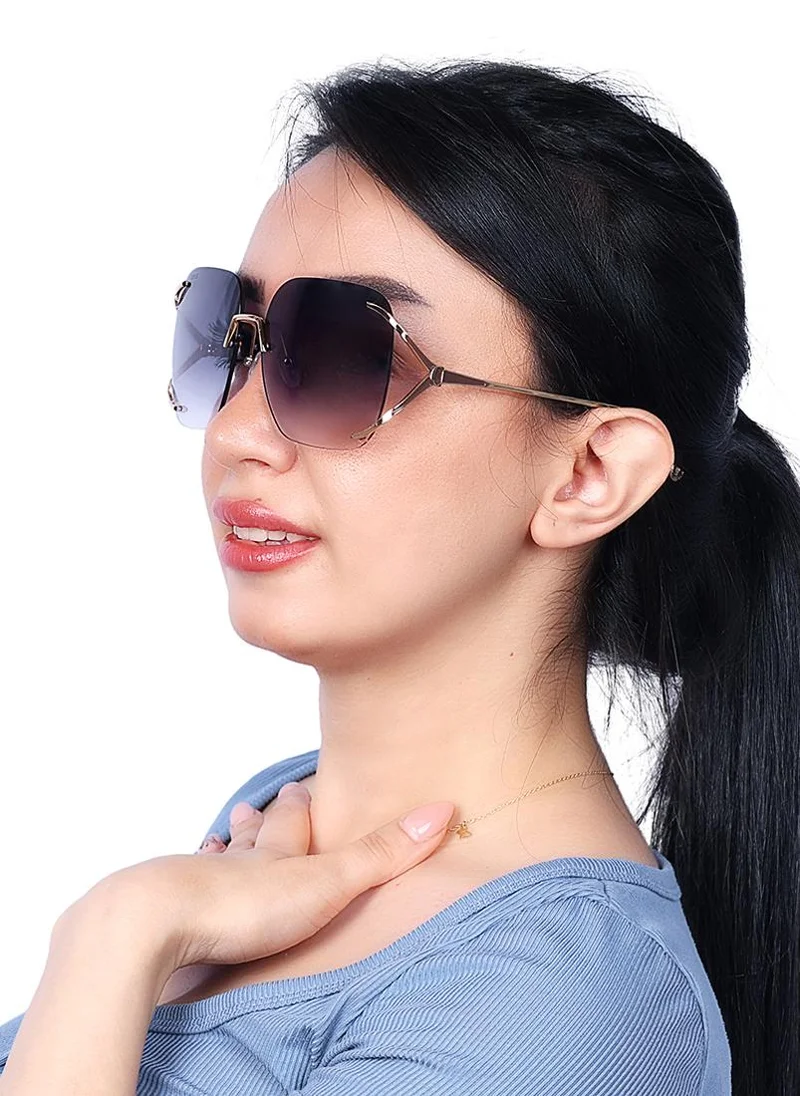 كيوبل Tinted aviator Sunglasses
