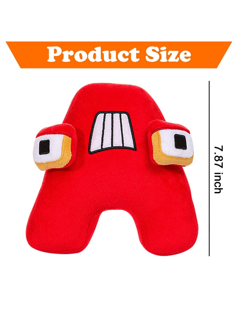 Excefore Alphabet Plush Toy, Stuffed Animal Toy, Soft Toys for Girls, for Boys Girls Birthday Present Age 3+, Letter A - Image 2
