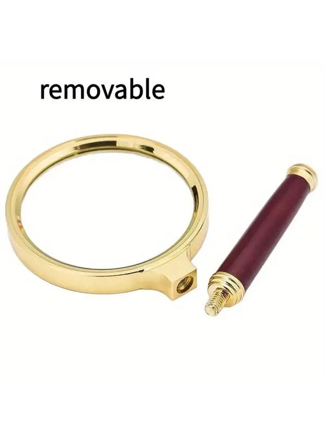 70mm Metal Magnifying Glass 20 50x High Definition Handheld Magnifier - Image 5