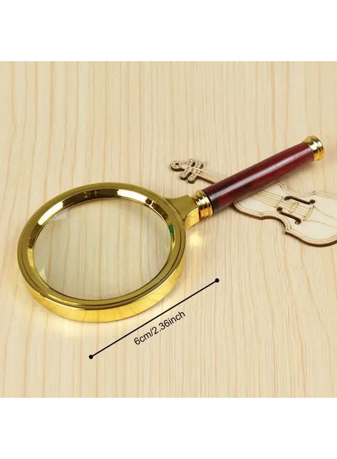 70mm Metal Magnifying Glass 20 50x High Definition Handheld Magnifier - Image 3