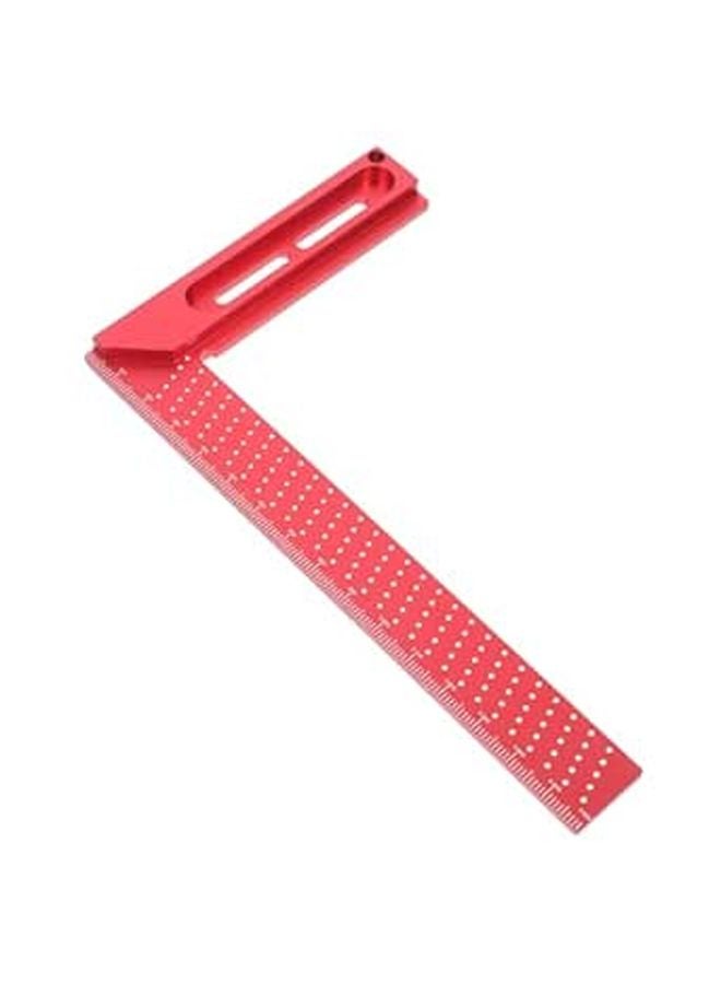 Aluminum Carpenter Square Right Angle Ruler 45 90 Degree Woodworking Measuring Tool - Image 1