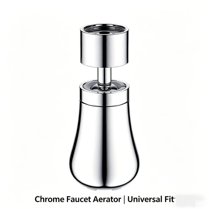 Silvery Stainless Steel Kitchen Bar Faucet Hot Cold 2 in 1 Sink Spray - Image 1