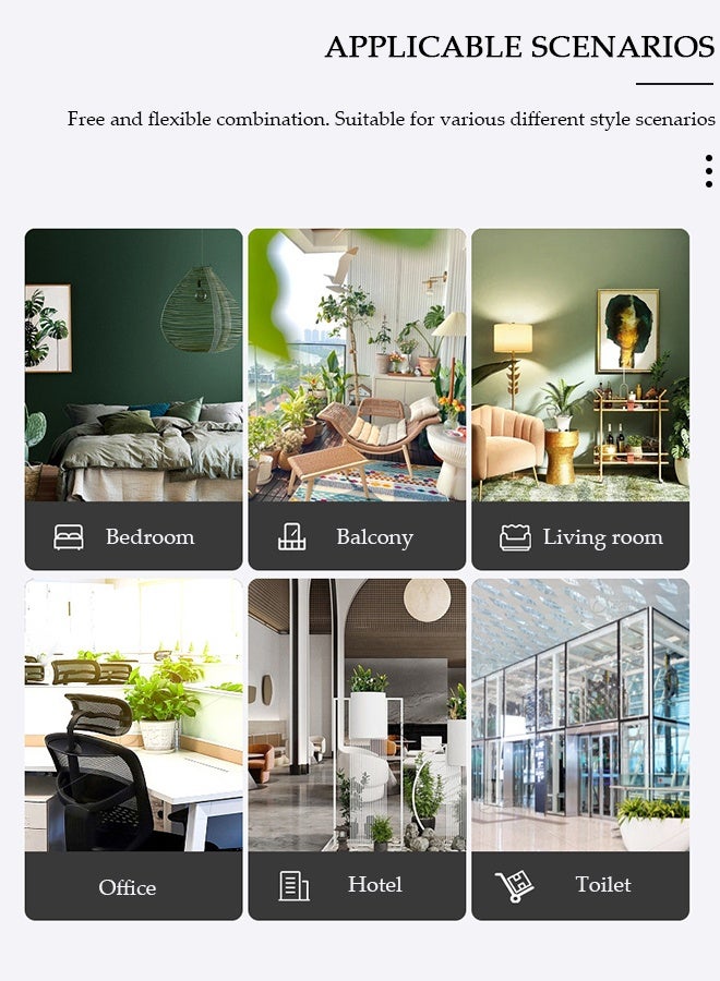 DUNISO Over the Washing Machine Storage Rack, 3-Tiers Drum Washer Dryer Stand Shelves, Space Saving Bathroom Balcony Organizer Rack,Large Capacity Laundry Shelf for Home, Hotel - Image 3