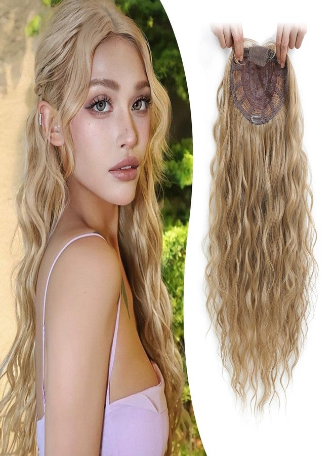 UDU Curly Hair Toppers for Women - 26 Inch Long, Thinning Hair Solution - Image 1