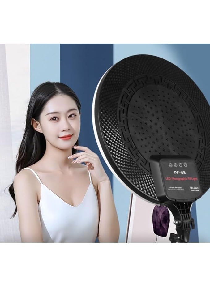 رينج لايت PF-45 🚀 | 18 بوصة - 60W | إضاءة احترافية وريموت - Image 1