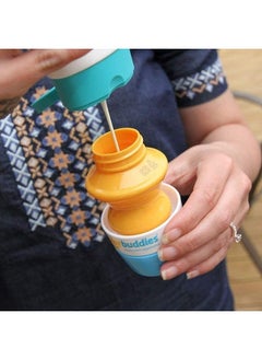 Solar Buddies Single Green Solar Buddies Refillable Roll On Sponge Applicator For Kids, Adults, Families, Travel Size Holds 100ml Travel Friendly for Sunscreen, Suncream and Lotions (Green)  - Image 3