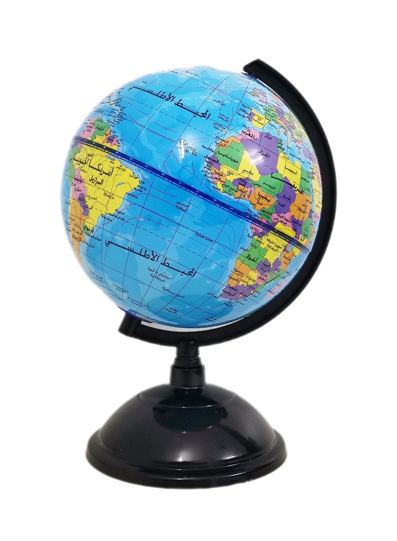 حسم كرة ارضية للتدريس في الفصول الدراسية مع سطح عالي الدقة مقاوم للماء وسطح قابل للكتابة، كرة ارضية دوارة 360 درجة للتعليم والمكتب - Image 1