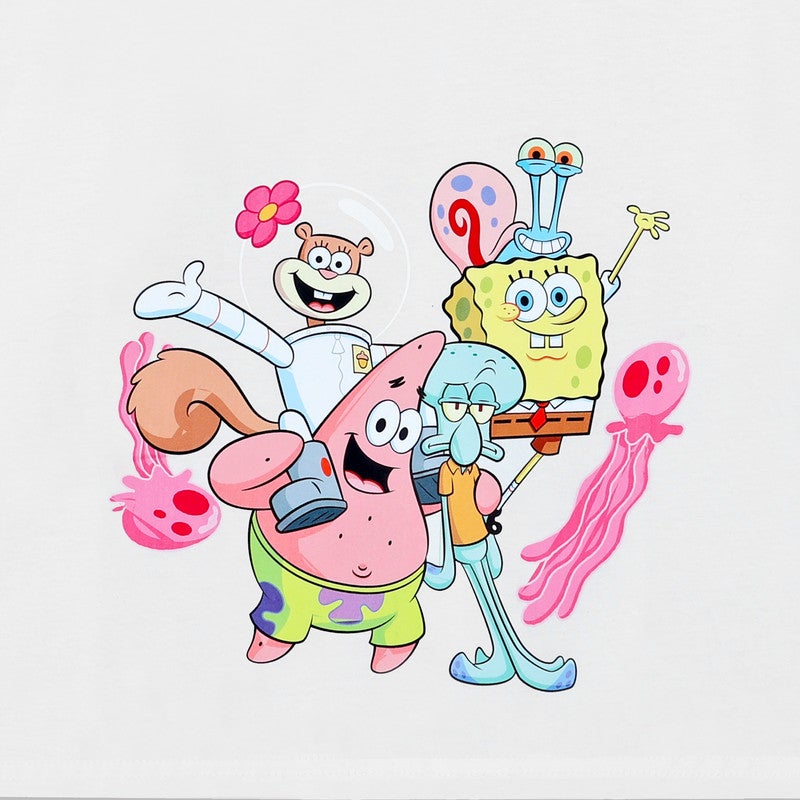 Nickelodeon Sponge Bob Square Pants Kids Boy's T-Shirt - Image 4