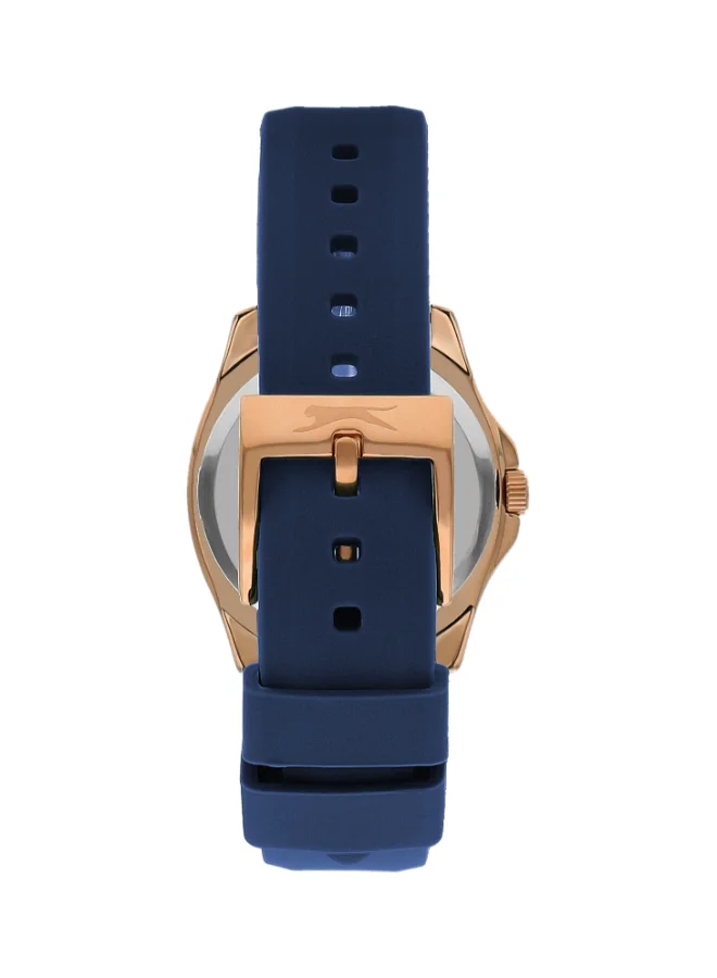 Slazenger SLAZENGER Women's Watch, Analog Display and Silicone Strap - SL.9.2239.3.02, Blue