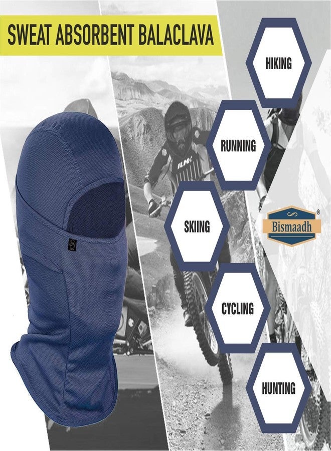 BISMAADH Unisex Polyester Balaclava (BLUE-BALACLAVA_Blue_Free Size) - Image 5