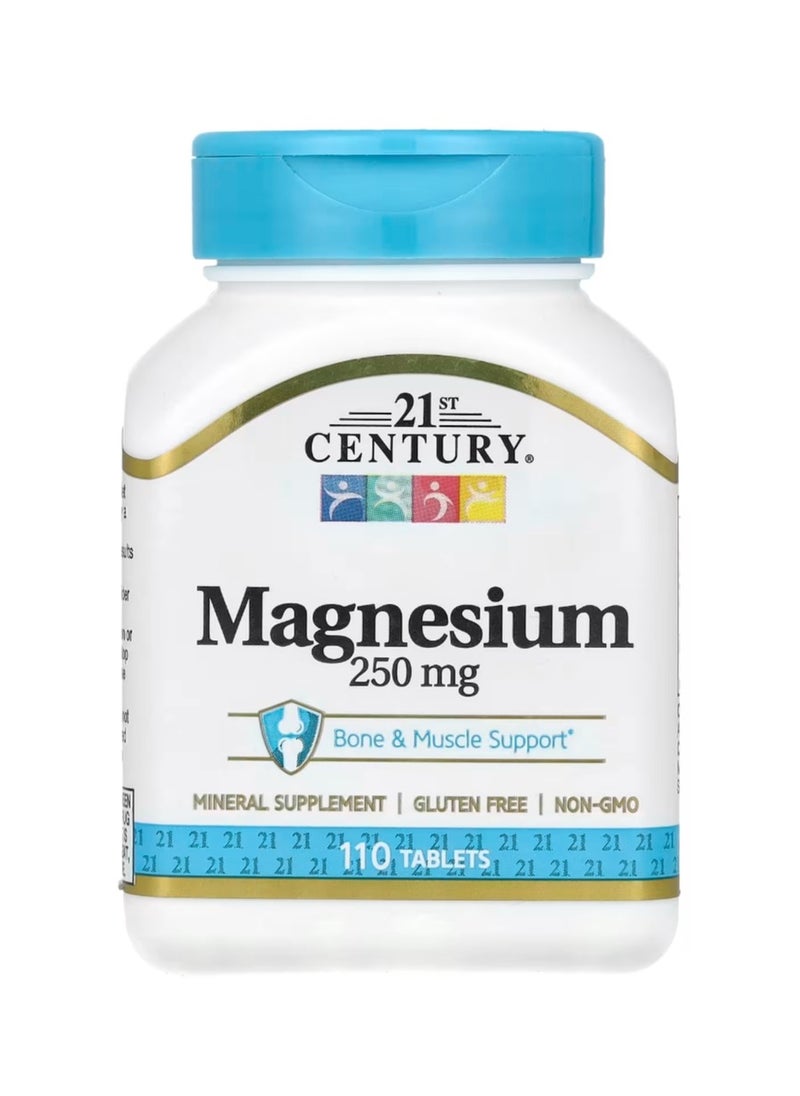21st CENTURY - Magnesium 250 mg 110 Tablets - Image 1