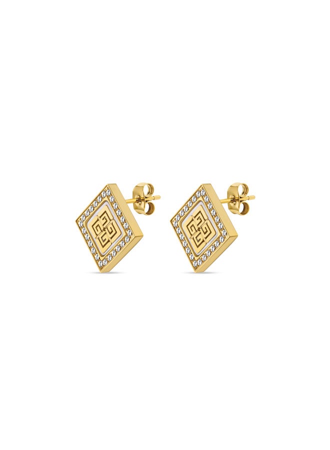 Guy Laroche Clara Gold Plated Earrings for Women's  - Image 3