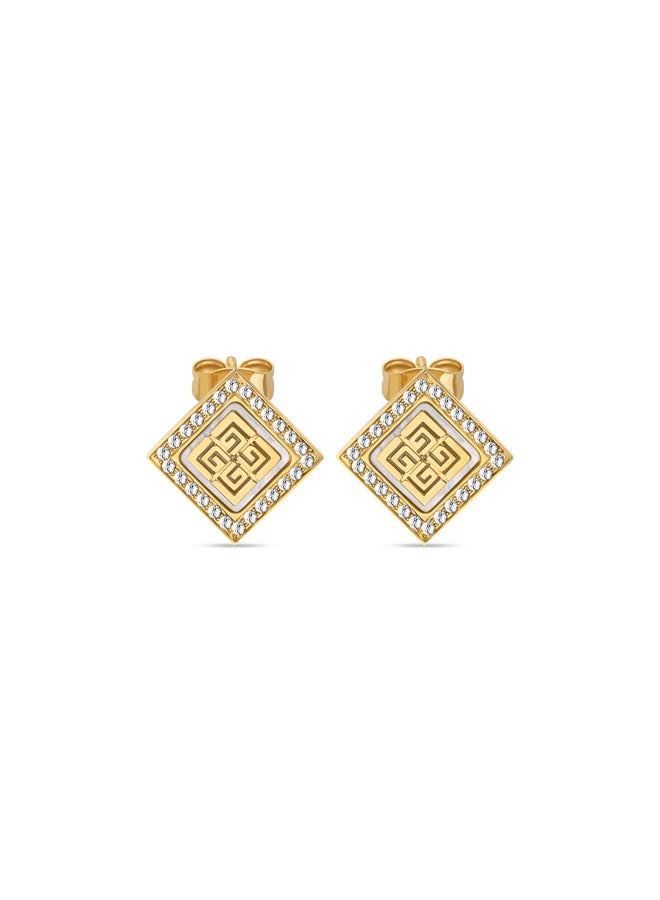 Guy Laroche Clara Gold Plated Earrings for Women's  - Image 1