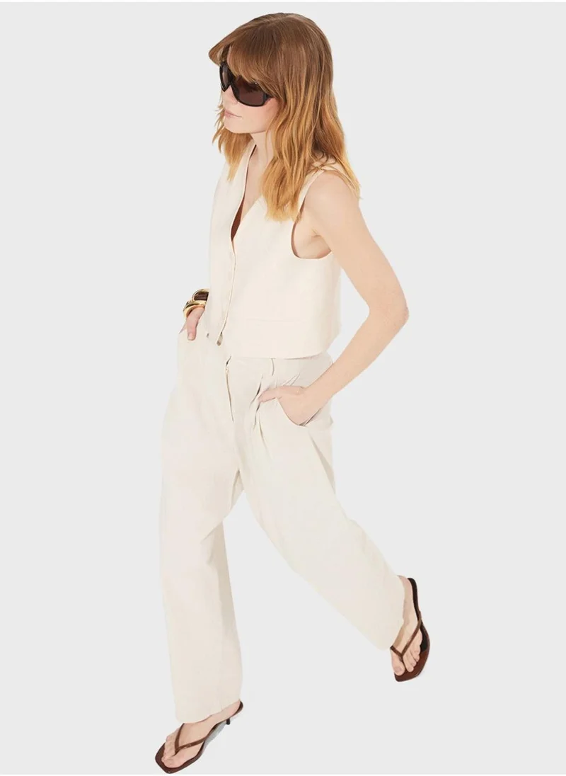 جون High Waist Pants