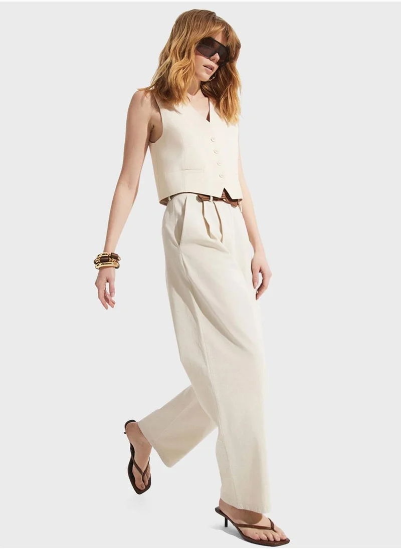 جون High Waist Pants
