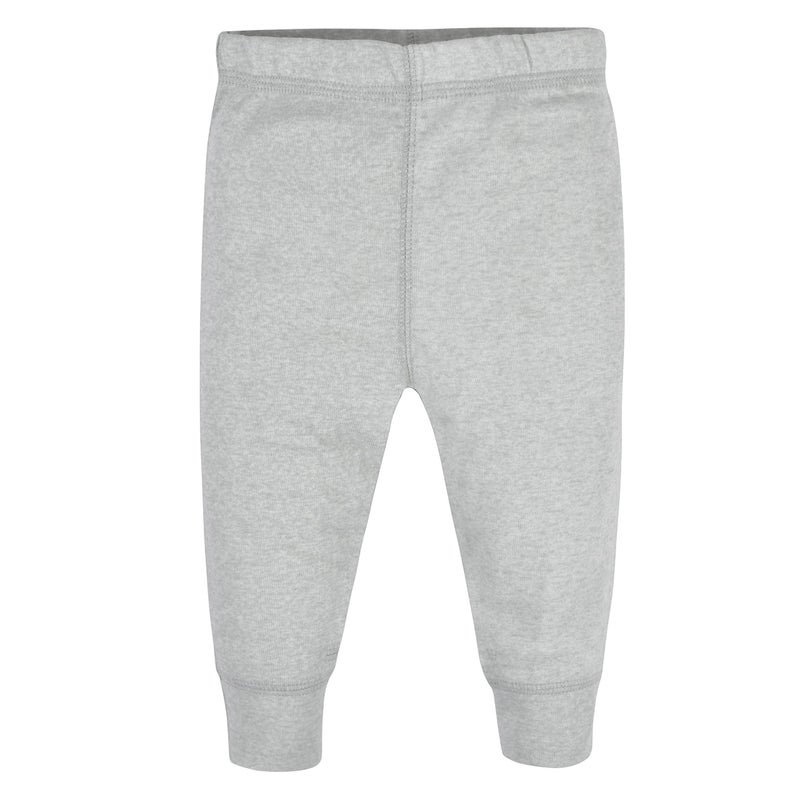 Gerber Baby Girls Multi-Pack Active Pants Set, Pink/Black/Gray, 12 Months - Image 2