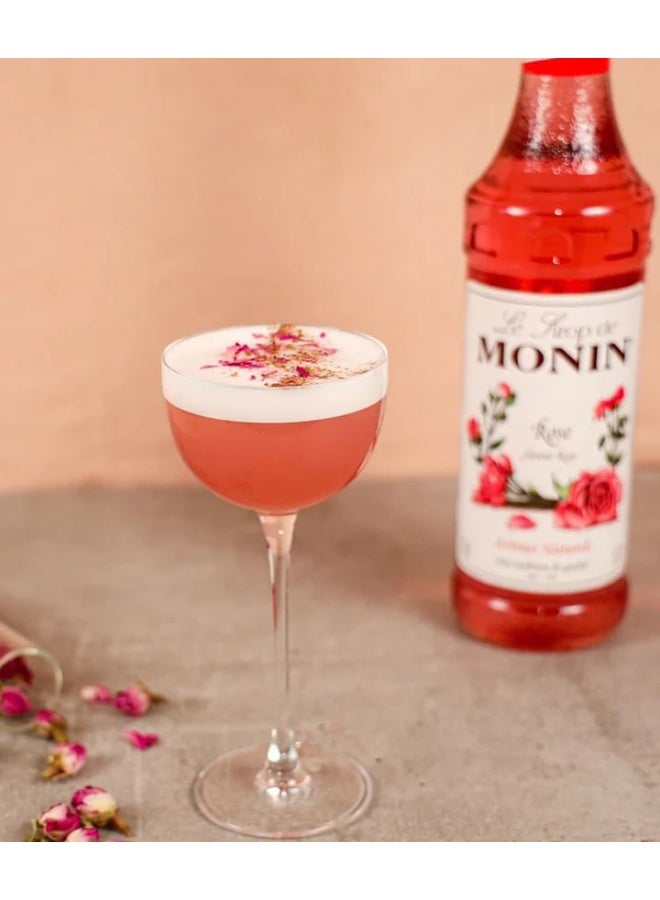 Monin Rose Syrup 700 ml - Image 2