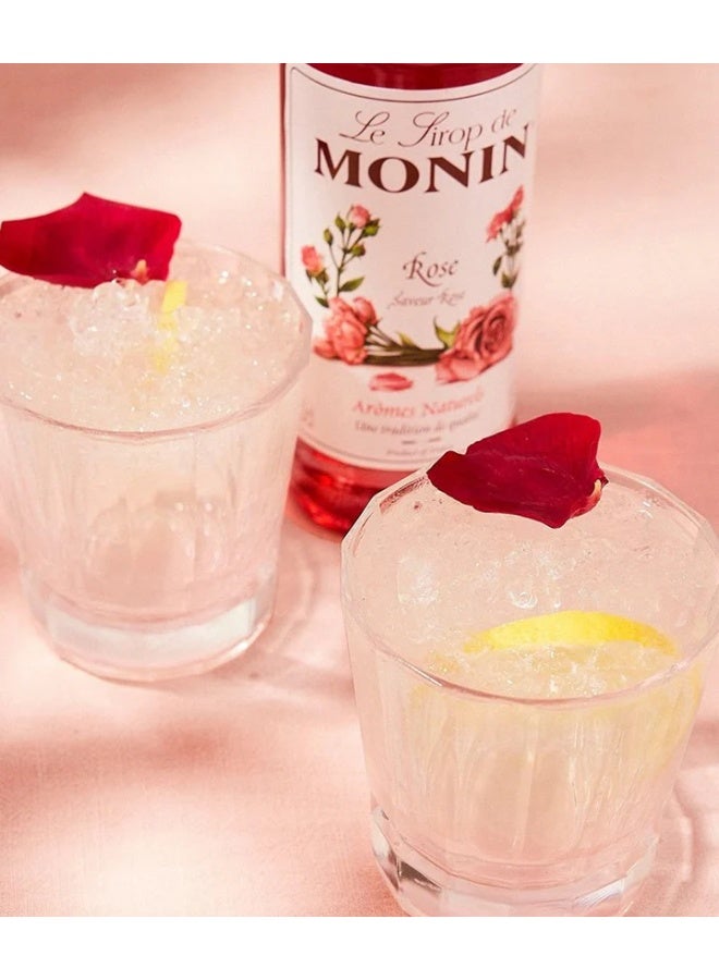 Monin Rose Syrup 700 ml - Image 3