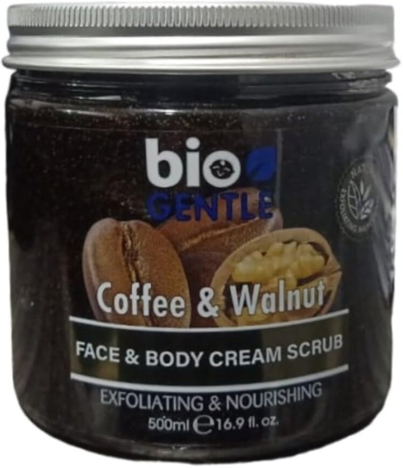 Bio Gentle Coffee & Walnut Body Scrub Cream 500ml