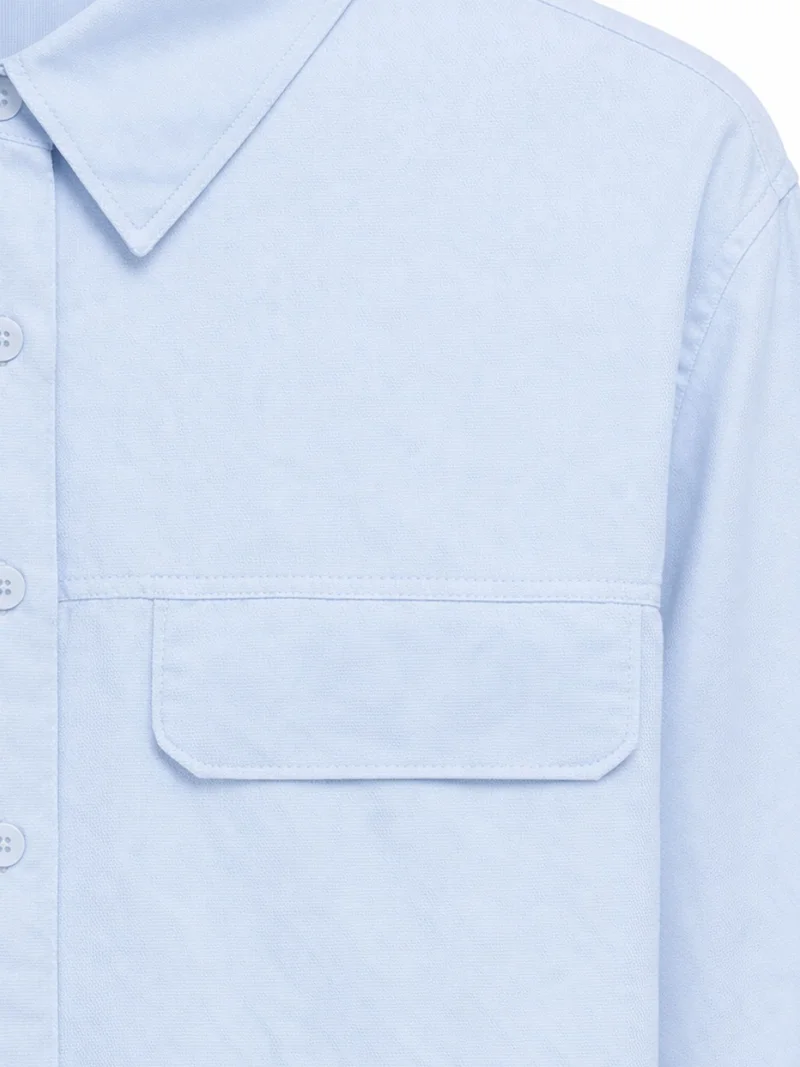 MixRay Mixray Short Sleeve Crop Poplin Shirt