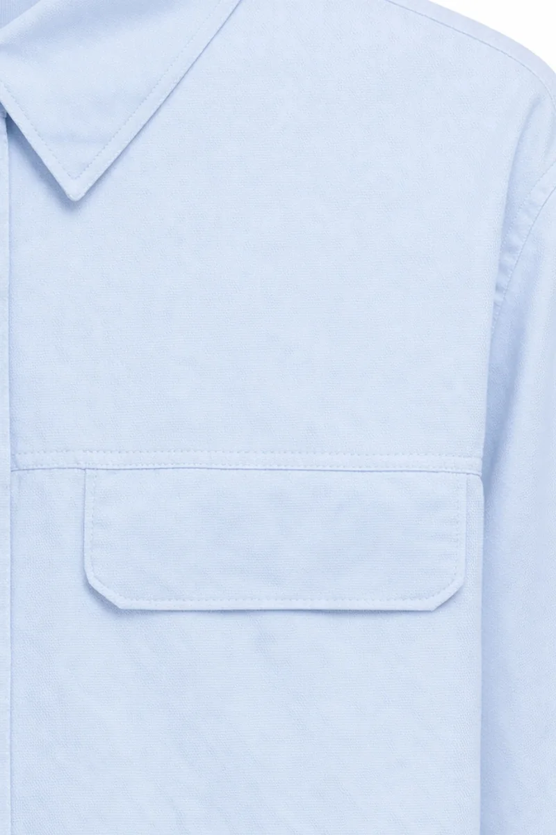 Mixray Mixray Short Sleeve Crop Poplin Shirt